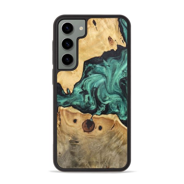 Galaxy S23 Plus Wood Phone Case - Janice (Green, 723720) For Cheap