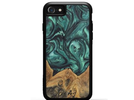 iPhone SE Wood Phone Case - Antoine (Green, 725732) Sale