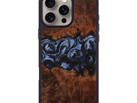 iPhone 16 Pro Max Wood+Resin Phone Case - Shaq (Blue, 721624) Online Hot Sale