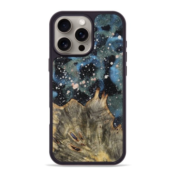 iPhone 16 Pro Max Wood+Resin Phone Case - Zuri (Cosmos, 721895) Online Sale