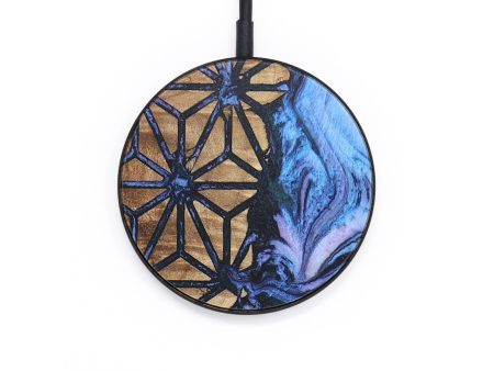 Circle Wood+Resin Wireless Charger - Brianne (Pattern, 722974) Online Hot Sale