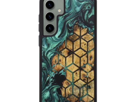 Galaxy S24 Plus Wood+Resin Phone Case - Shaniqua (Pattern, 721443) on Sale