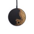 Circle Wood+Resin Wireless Charger - Ernest (Pure Black, 722922) Sale