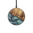 Circle Wood+Resin Wireless Charger - Breanna (Green, 722951) on Sale