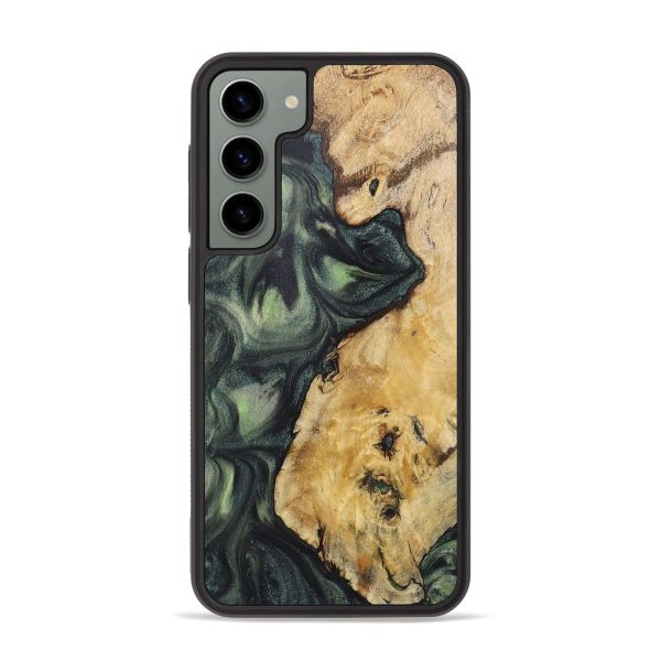 Galaxy S23 Plus Wood Phone Case - Chris (Green, 725216) Sale