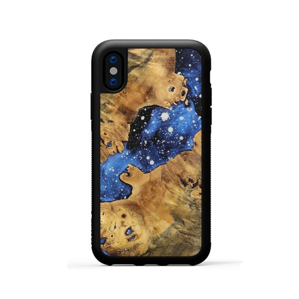 iPhone Xs Wood+Resin Phone Case - Roxanne (Cosmos, 722684) For Cheap