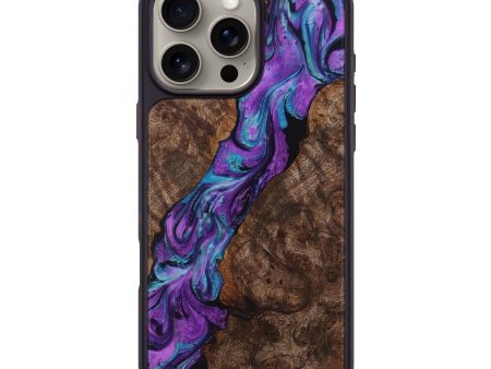 iPhone 16 Pro Max Wood+Resin Phone Case - Weston (Purple, 722102) Online now