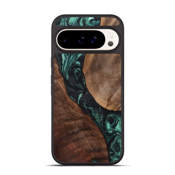 Pixel 9 Wood Phone Case - Ismael (Green, 723768) Online