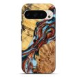 Pixel 9 Pro XL Wood Live Edge Phone Case - Karissa (Teal & Gold, 724114) For Discount