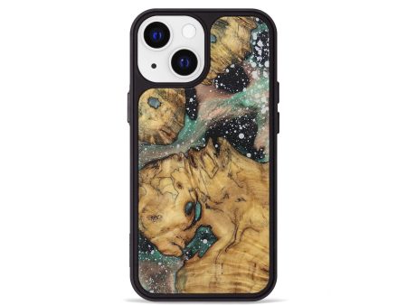 iPhone 13 mini Wood+Resin Phone Case - Lynn (Cosmos, 722264) Online Sale