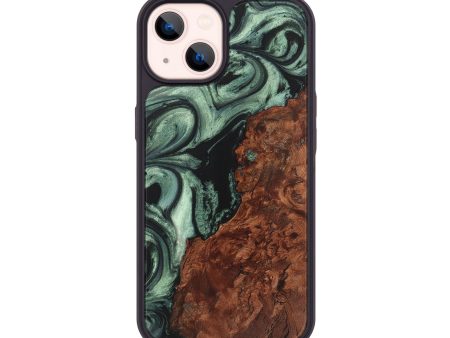 iPhone 14 Wood Phone Case - Alessandra (Green, 725333) Online Hot Sale