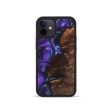 iPhone 12 mini Wood+Resin Phone Case - Alan (Purple, 723193) on Sale