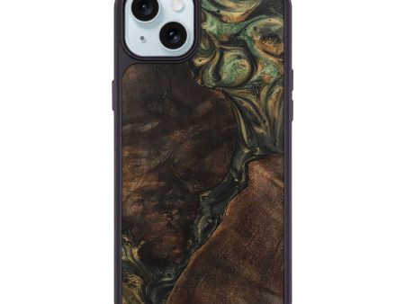 iPhone 15 Plus Wood Phone Case - Maci (Green, 725453) on Sale