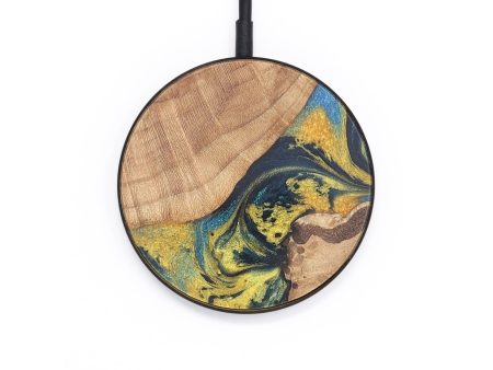 Circle Wood+Resin Wireless Charger - Callum (Cosmos, 721502) Online Hot Sale