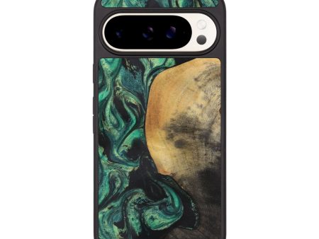 Pixel 9 Wood Phone Case - Dexter (Green, 723766) For Sale