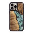 iPhone 16 Pro Max Wood+Resin Phone Case - Shirley (Green, 721253) Fashion