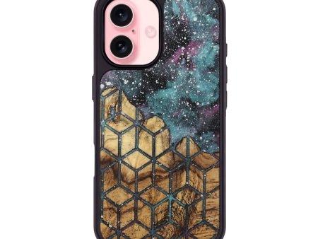 iPhone 16 Wood Phone Case - Catalina (Cosmos, 725633) For Sale