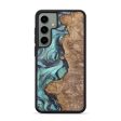 Galaxy S24 Plus Wood+Resin Phone Case - Pablo (Blue, 722049) Supply