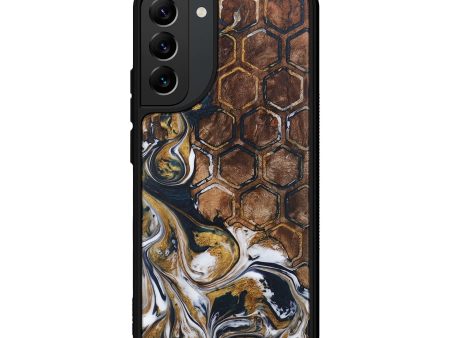 Galaxy S22 Plus Wood+Resin Phone Case - Inez (Pattern, 721453) Discount