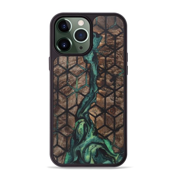 iPhone 13 Pro Max Wood+Resin Phone Case - Ted (Pattern, 721472) Online now