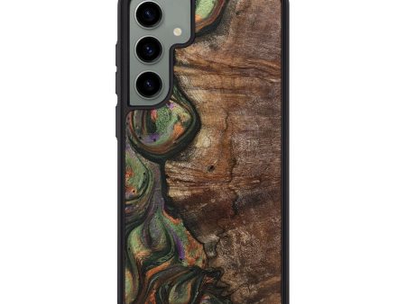 Galaxy S24 Plus Wood+Resin Phone Case - Sallie (Green, 720967) Online now