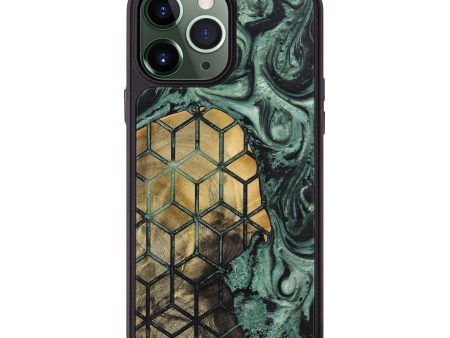 iPhone 13 Pro Max Wood+Resin Phone Case - Yvette (Pattern, 721708) Hot on Sale