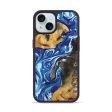 iPhone 15 Wood Phone Case - Arnold (Blue, 726024) For Sale