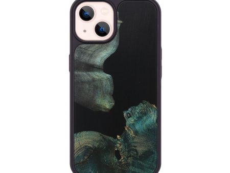 iPhone 14 Wood Phone Case - Emerson (Pure Black, 723319) Online Sale