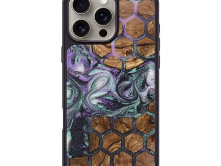 iPhone 16 Pro Max Wood+Resin Phone Case - Ryleigh (Pattern, 723055) For Discount