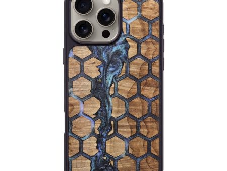 iPhone 16 Pro Max Wood+Resin Phone Case - Stephanie (Pattern, 723081) Online Sale