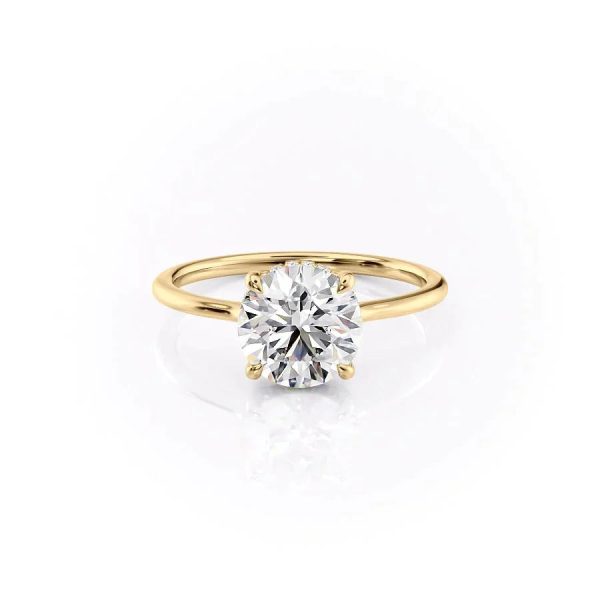 The Maia Set With A 1 Carat Round Moissanite Supply