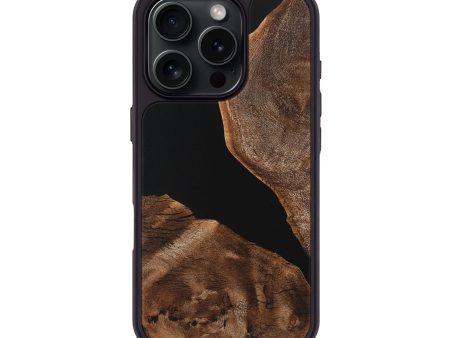 iPhone 16 Pro Wood Phone Case - Anna (Pure Black, 725965) Online