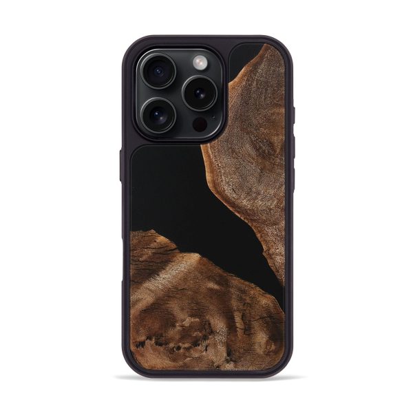 iPhone 16 Pro Wood Phone Case - Anna (Pure Black, 725965) Online