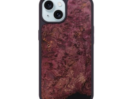 iPhone 15 Wood Phone Case - Brian (Wood Burl, 724843) Fashion